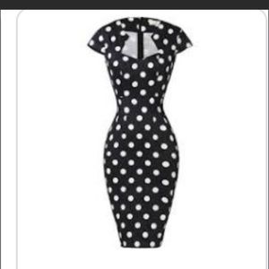 NWT Grace Karin XXL polka dot dress